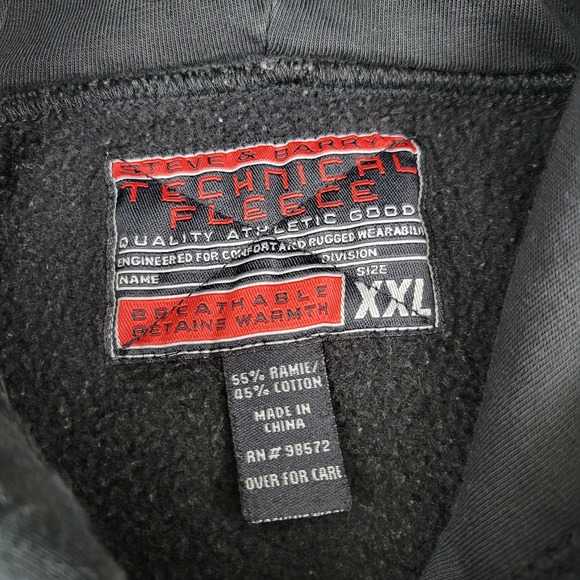 Attack The Rack Hoodie Mens 2XL Basketball Pullover Steve & Barry's Graphic 2XL - Picture 4 of 11